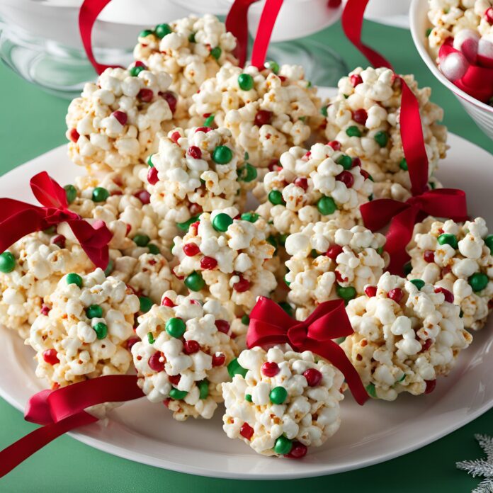 Christmas Popcorn Balls Recipe