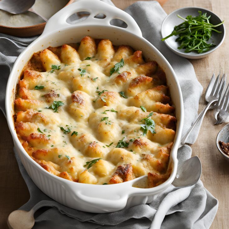 Creamy Baked Gnocchi Recipe