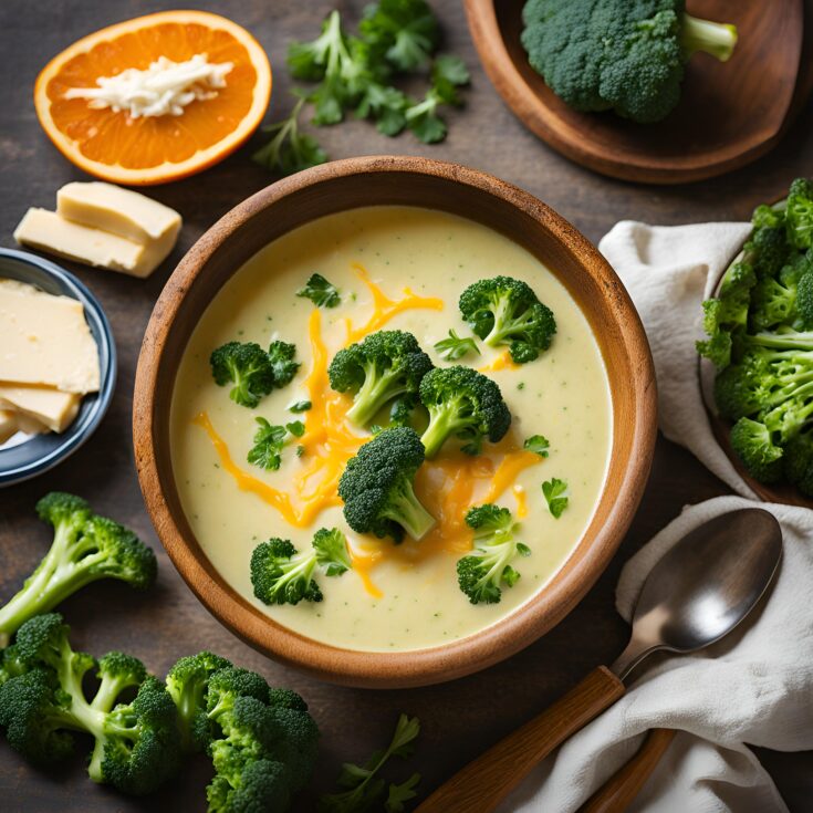 Creamy Broccoli Cheese Soup Recipe