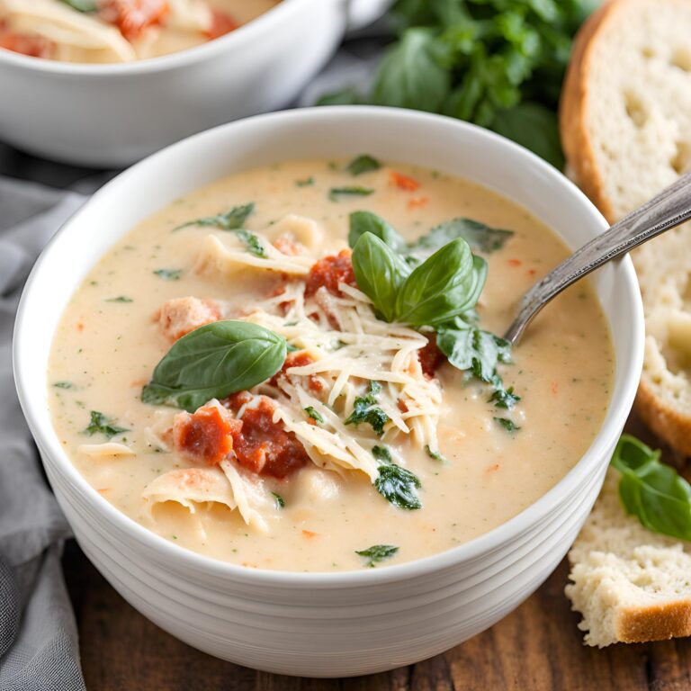 Creamy Chicken Parmesan Soup Recipe