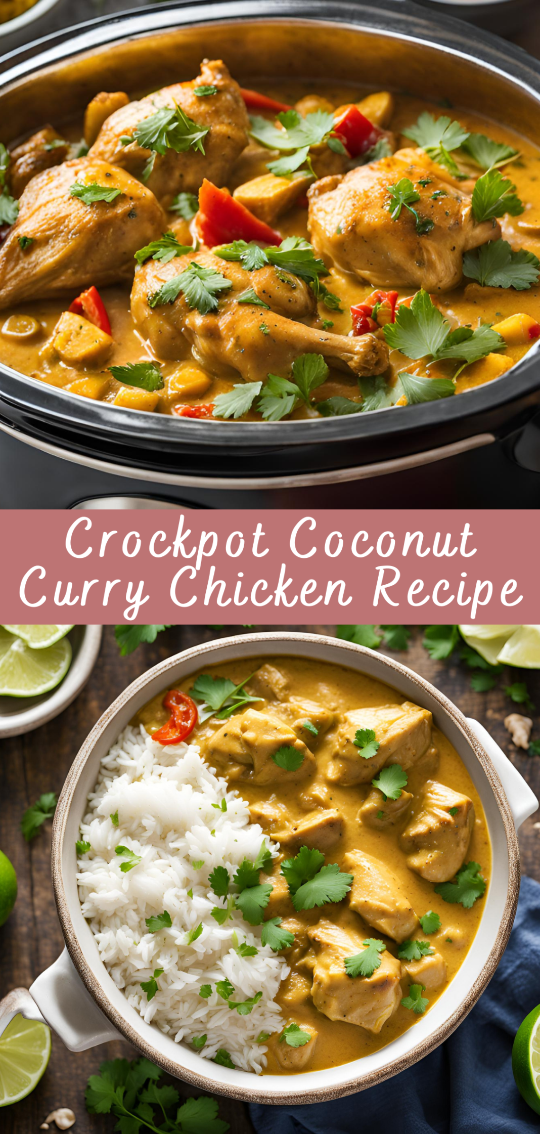 Crockpot Coconut Curry Chicken Recipe | Cheff Recipes
