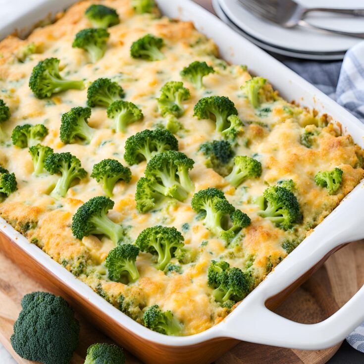 Easy Broccoli Cheese Casserole Recipe