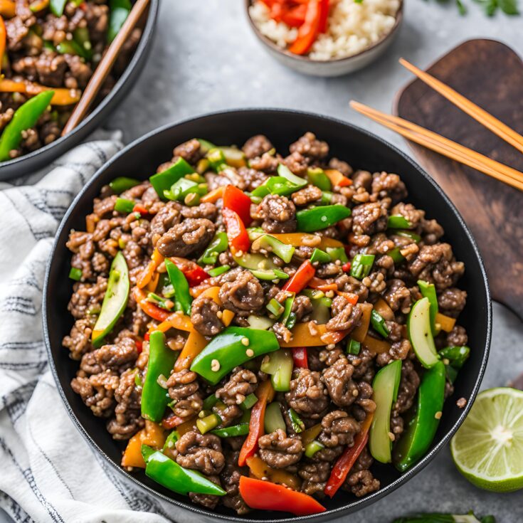 Easy Ground Beef Teriyaki Stir Fry Recipe