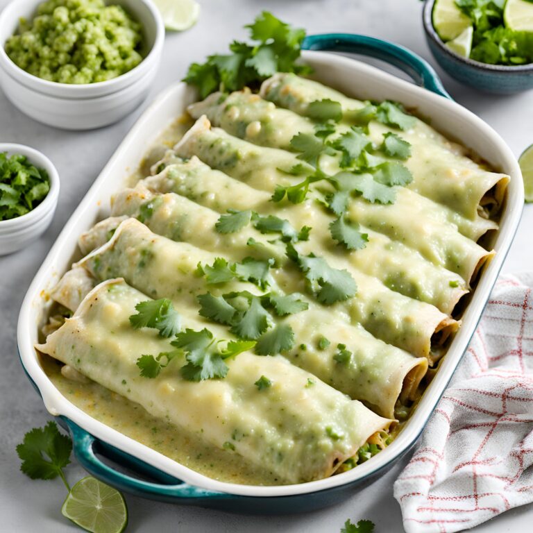 Green Chicken Enchiladas Recipe