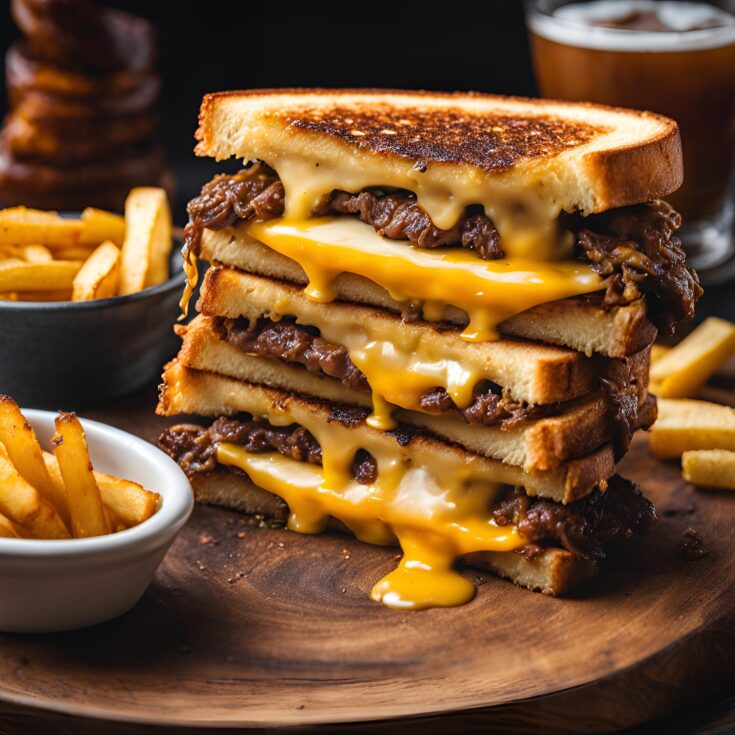 Grilled Cheese Patty Melts Recipe