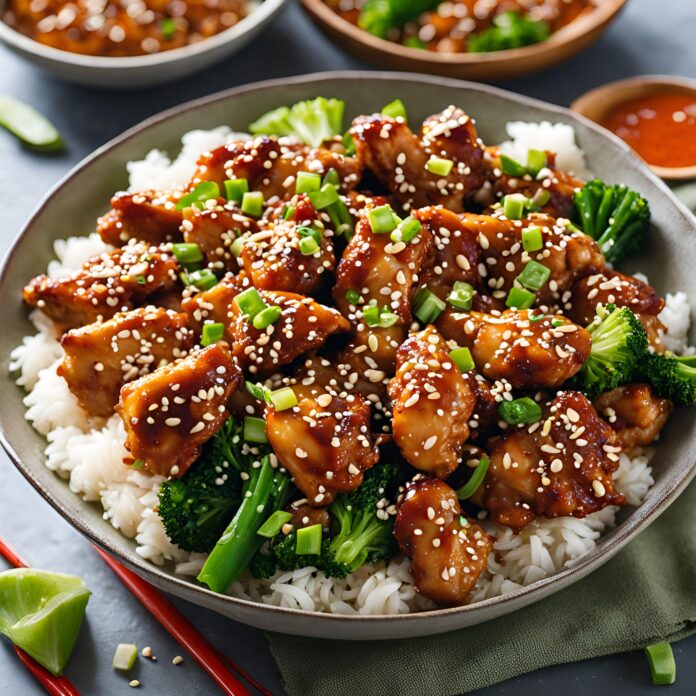 High Protein Sesame Chicken Recipe