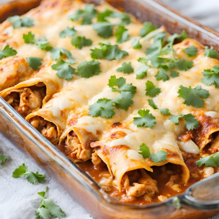 Homemade Chicken Enchiladas Recipe