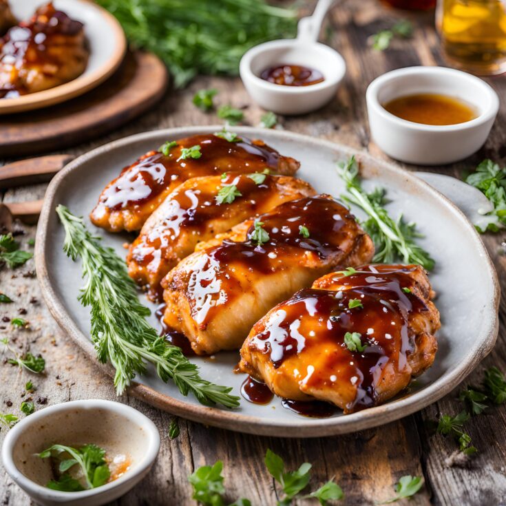 Hot Honey Baked Chicken Breasts Recipe