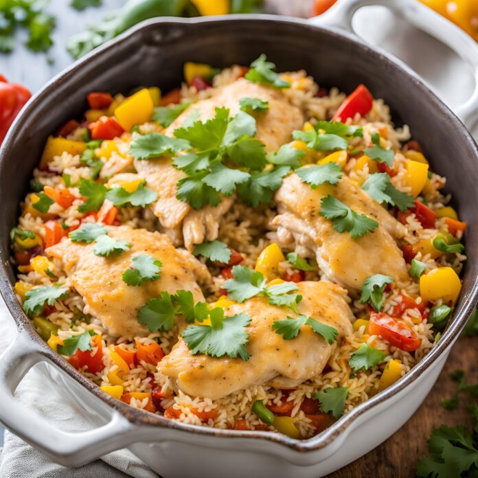 Mexican Chicken and Rice Bake Recipe