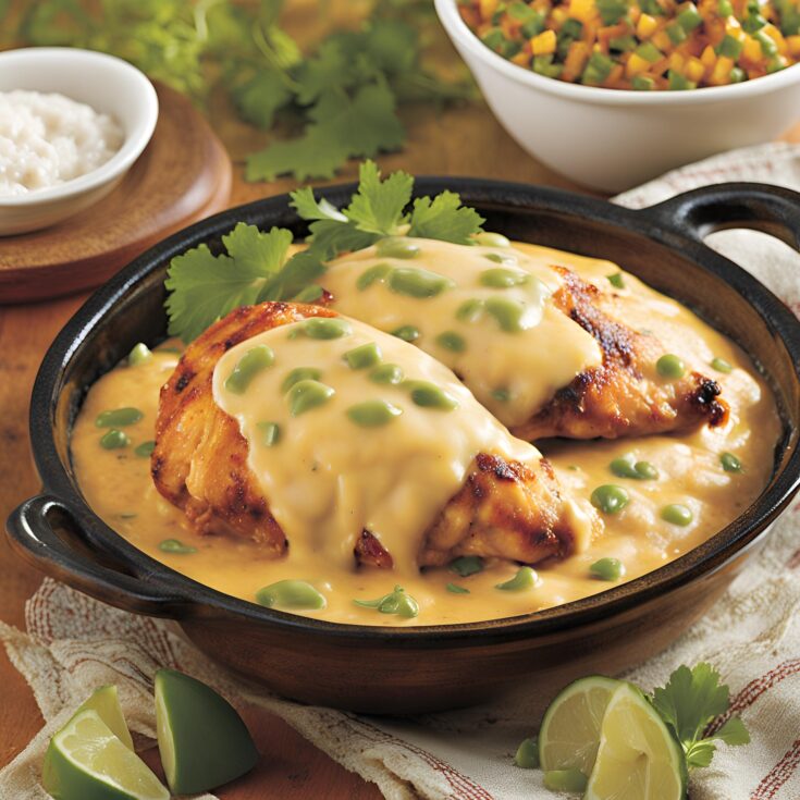 Mexican Chicken with Cheese Sauce Recipe