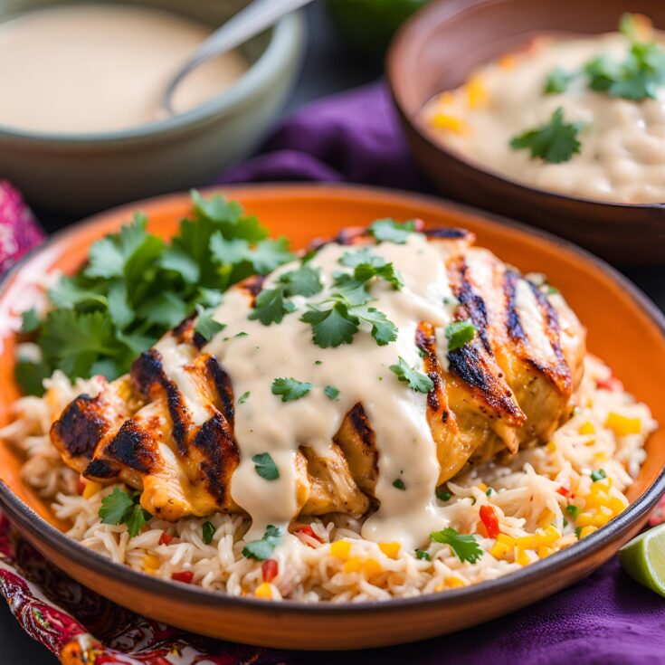 Mexican Chicken with Cheese Sauce Recipe