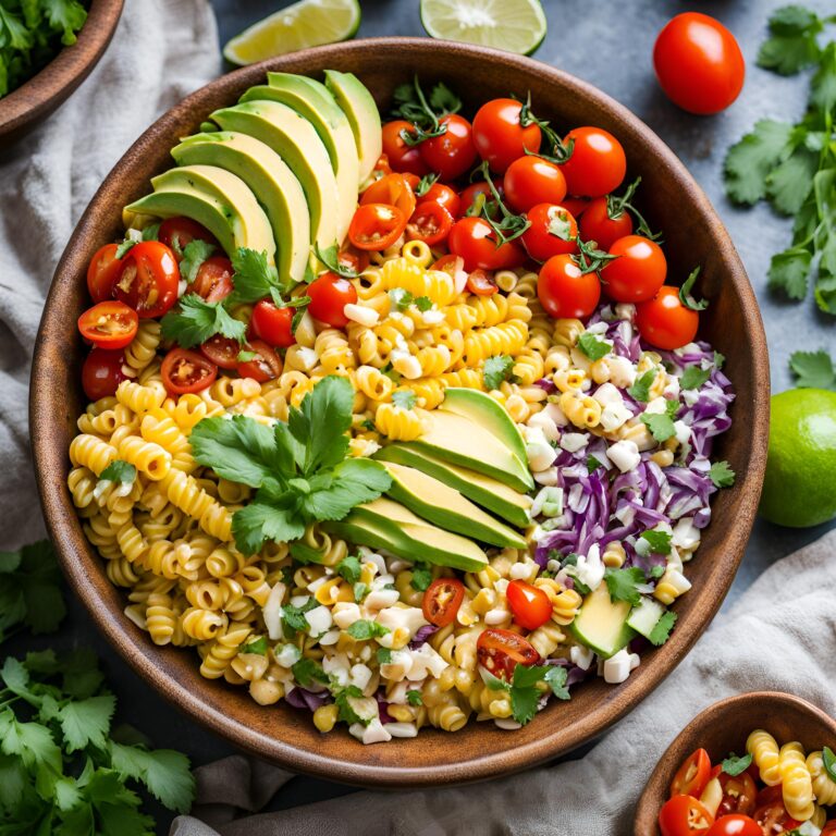 Mexican Street Corn Pasta Salad Recipe