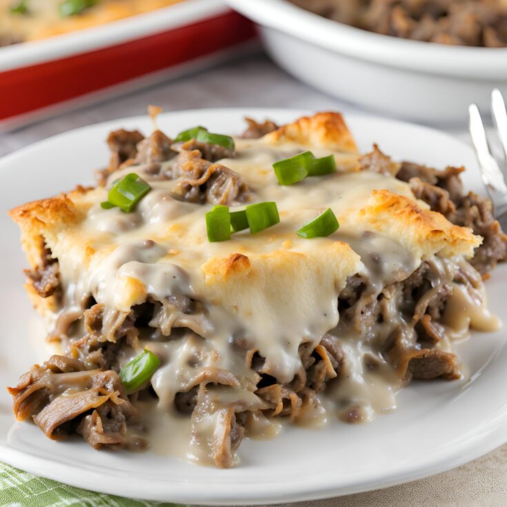 Philly Cheese Steak Casserole Recipe