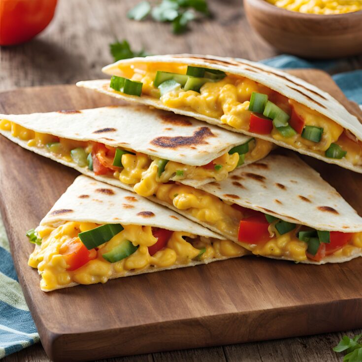 Quick And Easy Breakfast Quesadillas Recipe