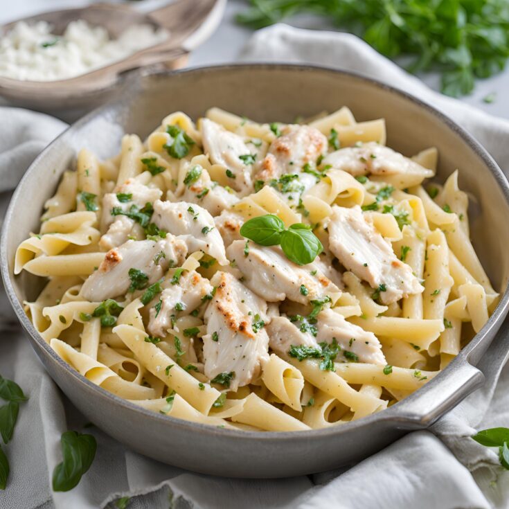 Ricotta Cheese Pasta with Chicken Recipe