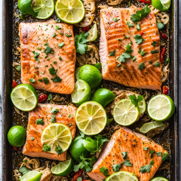 Sheet Pan Chili Lime Salmon Recipe