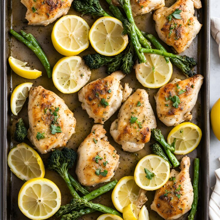 Sheet Pan Lemon Pepper Chicken Recipe