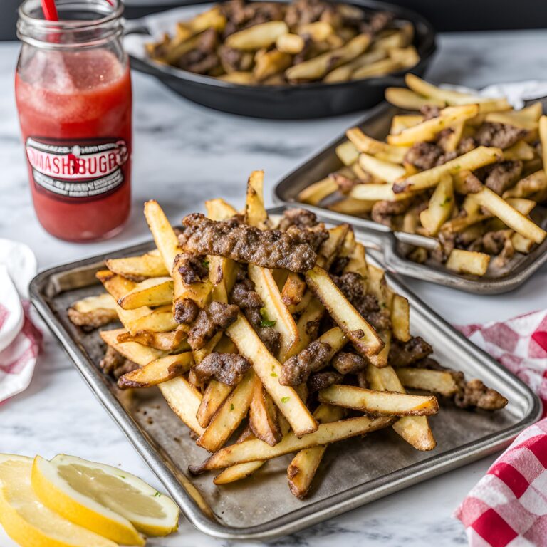 Sheet Pan Smashburger Fries Recipe