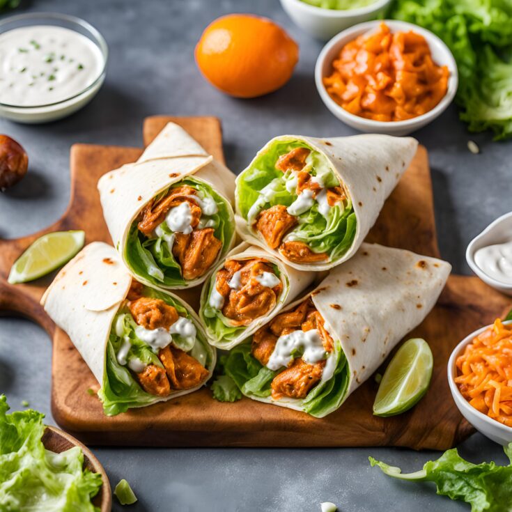 Spicy Buffalo Chicken Wraps Recipe