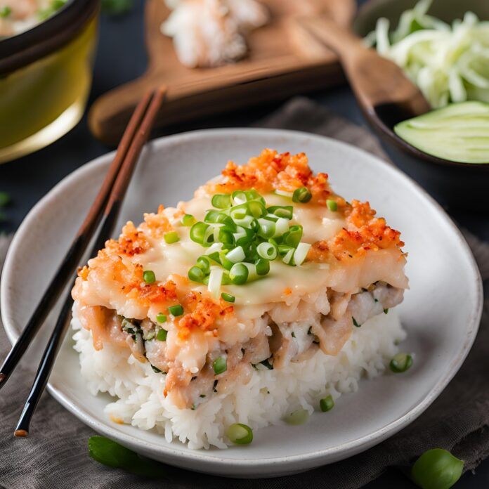 Spicy Tuna and Creamy Crab Sushi Bake Recipe