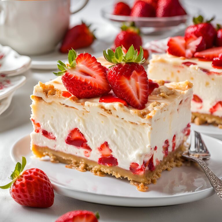 Strawberry Cheesecake Lasagna Recipe