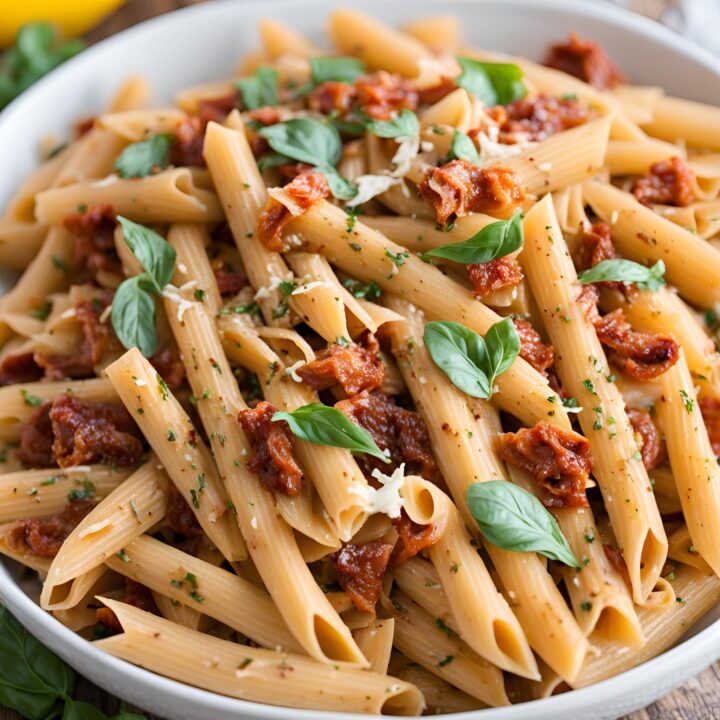 Sun Dried Tomato Penne Pasta Recipe | Cheff Recipes