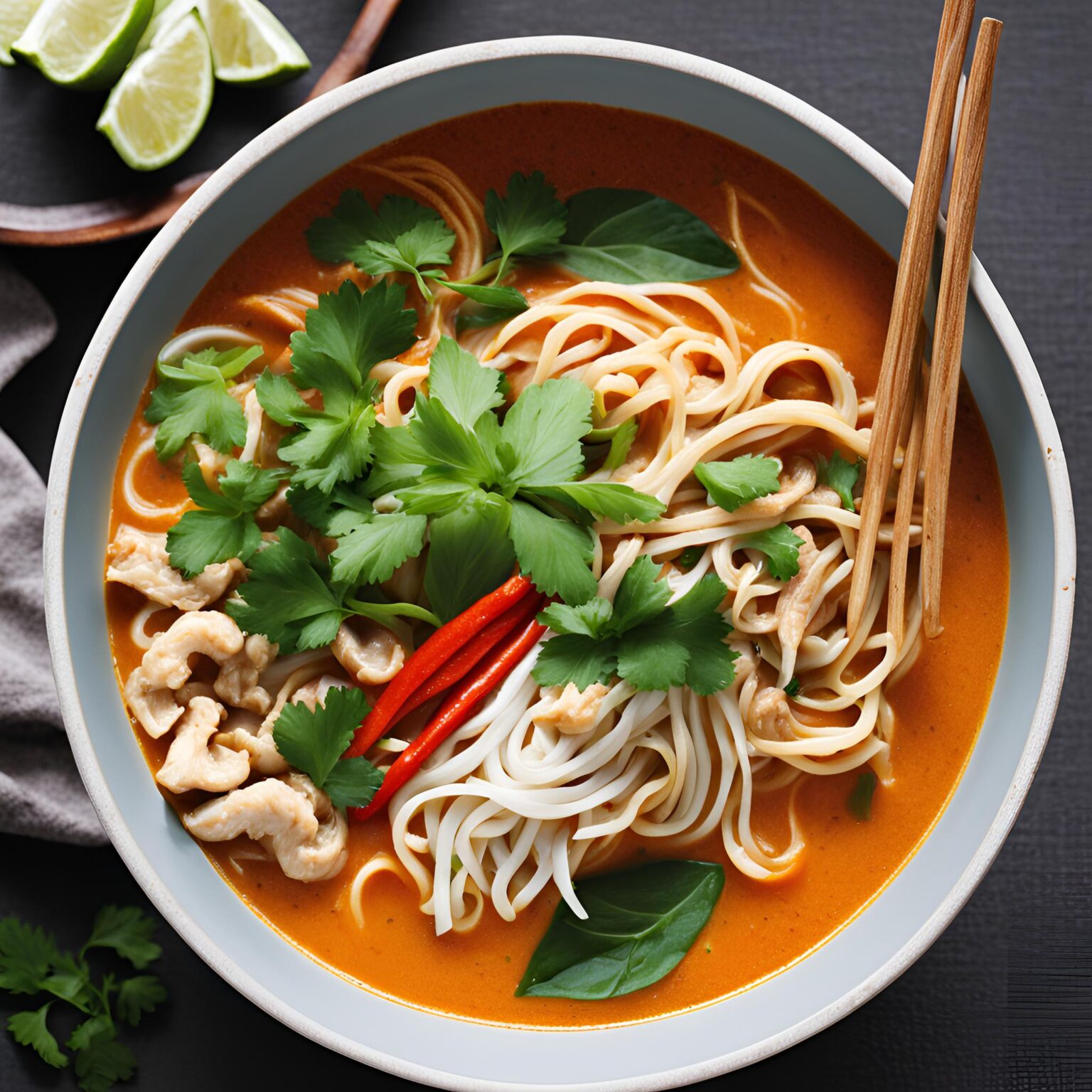 Thai Red Curry Noodle Soup Recipe Cheff Recipes 1717