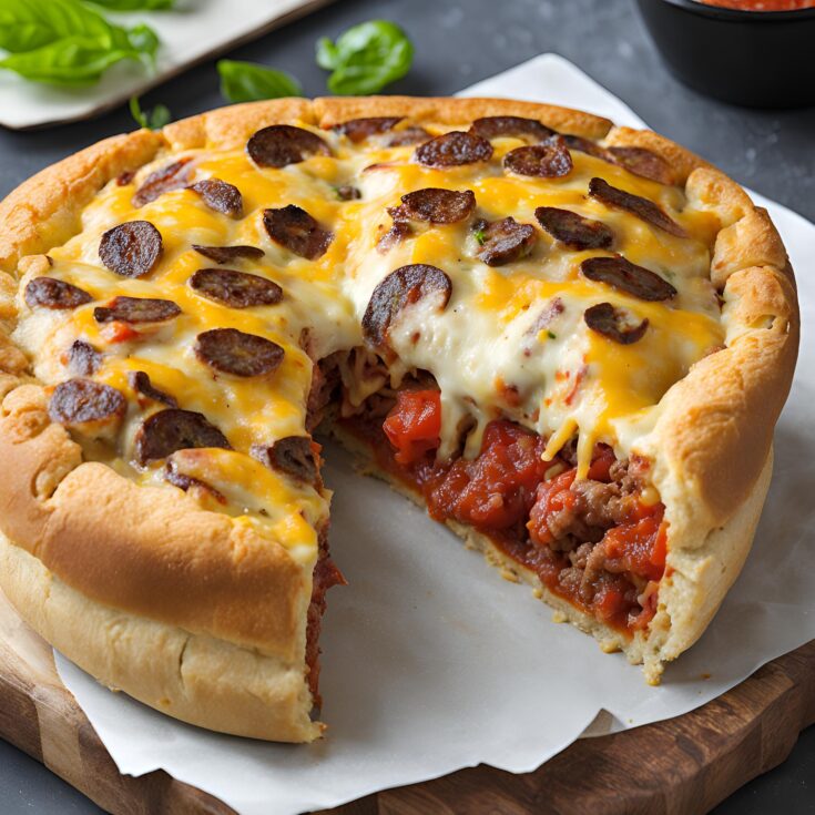 The Pizza Burger Pie Recipe