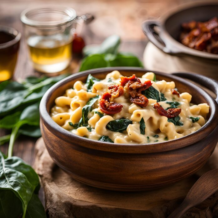 Tuscan Chicken Mac and Cheese Recipe