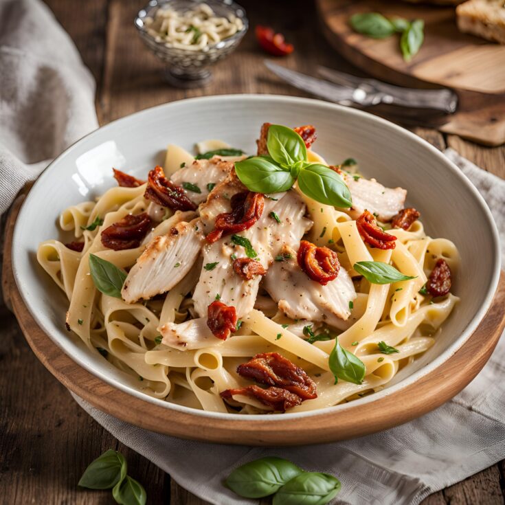 Tuscan Chicken Pasta Recipe