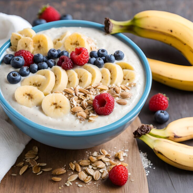 Vanilla Banana Smoothie Bowl Recipe