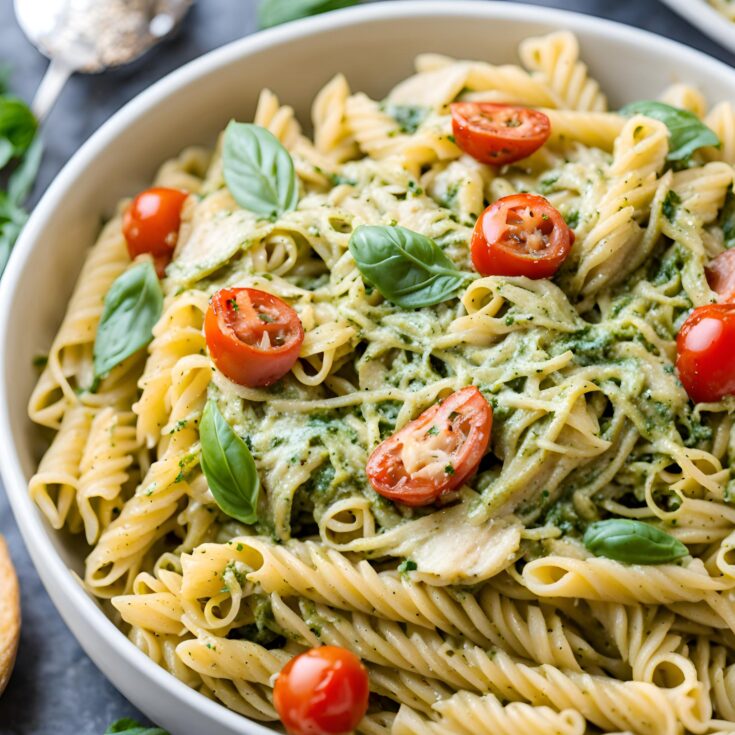 30 Minute Pesto Chicken Pasta Recipe