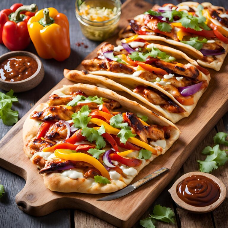 BBQ Chicken Flatbread Recipe