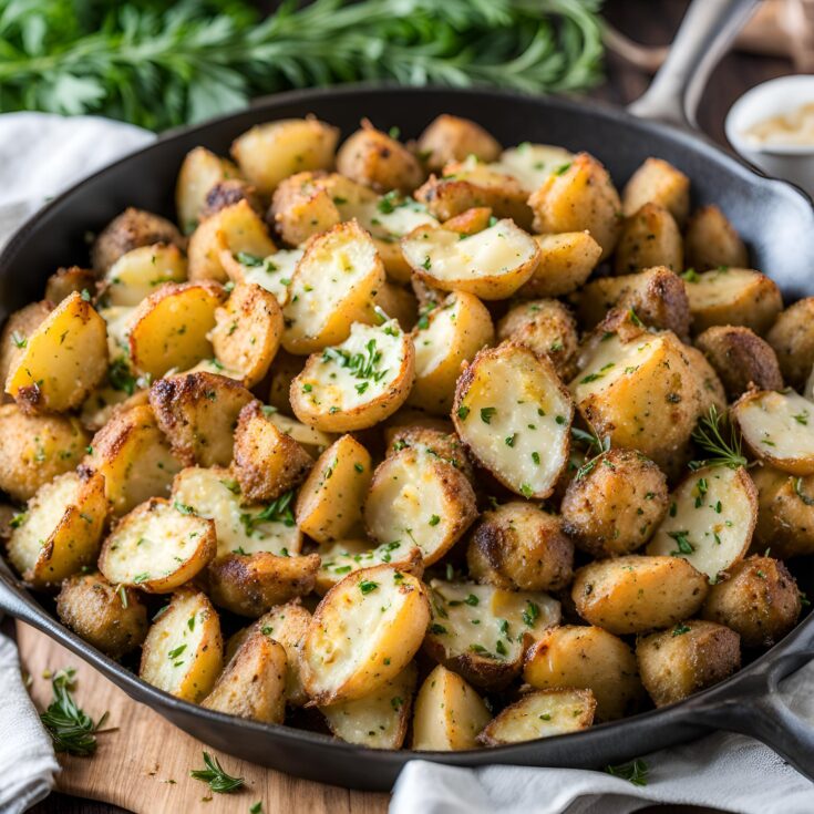 Best Crispy Parmesan Ranch Roasted Potatoes Recipe