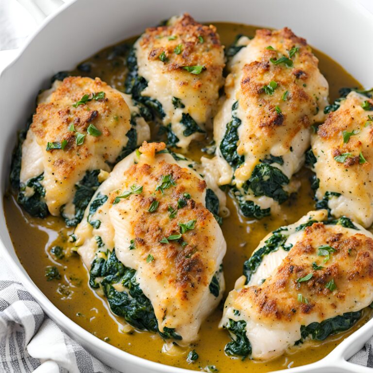 Best Spinach Stuffed Chicken Breasts Recipe