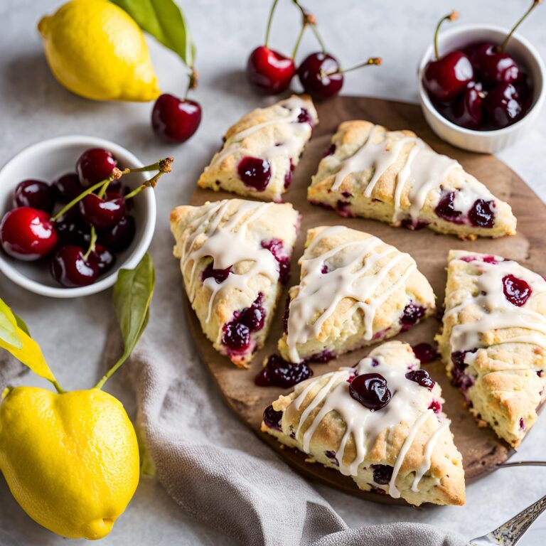 Cherry Lemon Scones Recipe