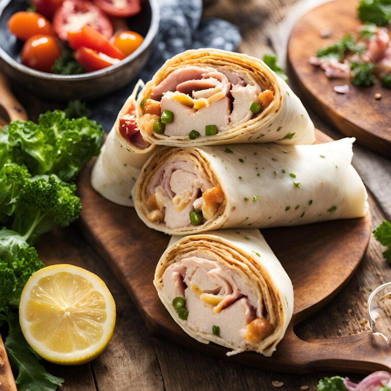 Chicken Cordon Bleu Wraps Recipe