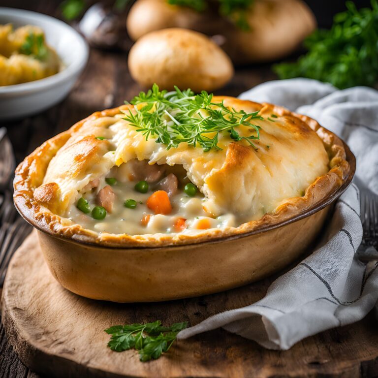 Chicken Pot Pie Baked Potato Recipe