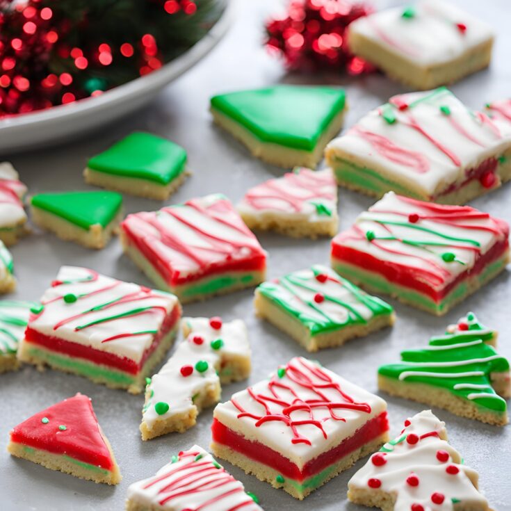 Christmas Sugar Cookie Bars Recipe