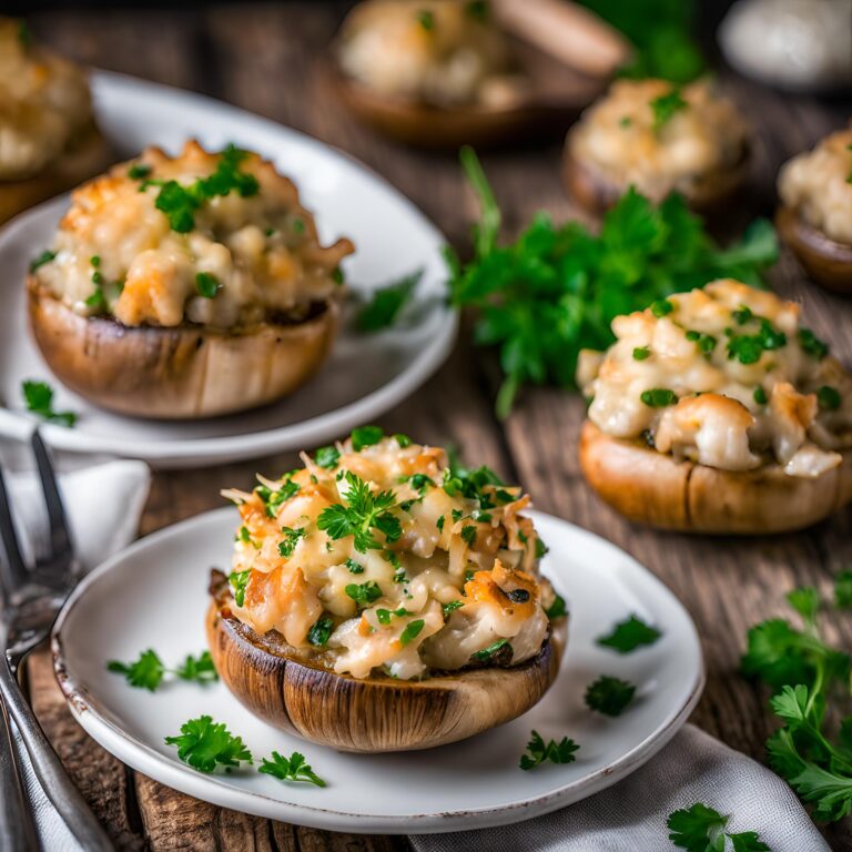 Crab Stuffed Mushrooms Recipe