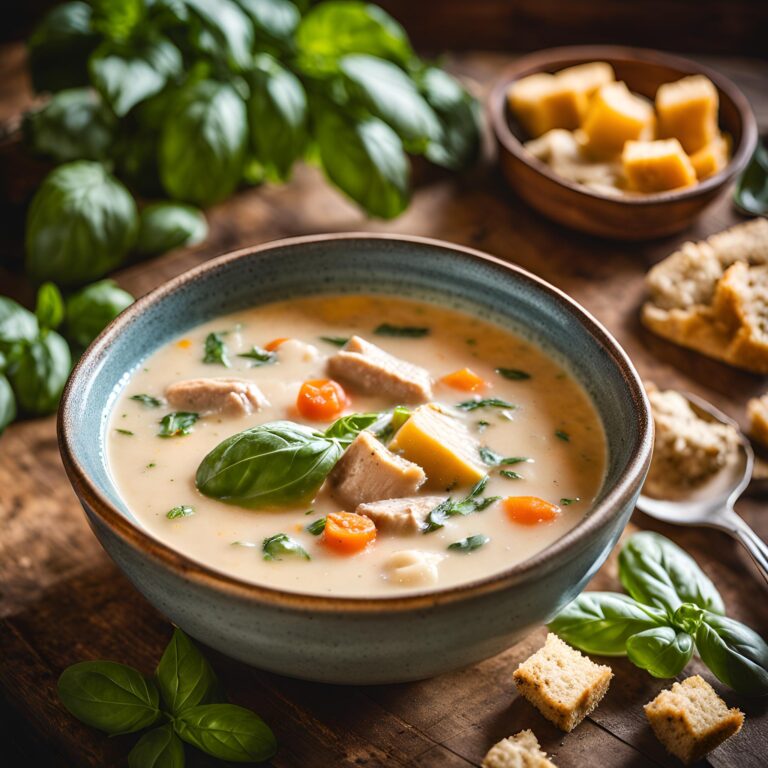 Creamy Tuscan Chicken Soup Recipe