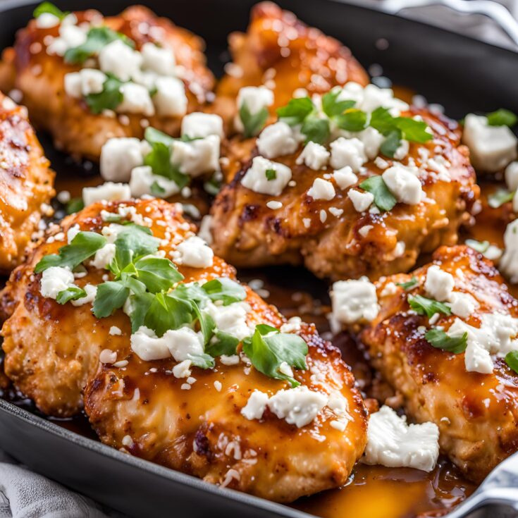 Crispy Hot Honey Feta Chicken Recipe