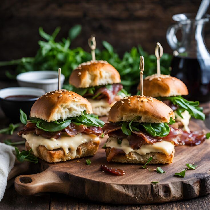 Crispy Prosciutto and Cheese Sliders Recipe