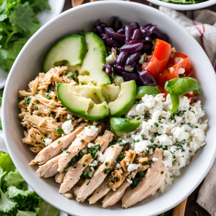 Crockpot Greek Chicken Bowls Recipe