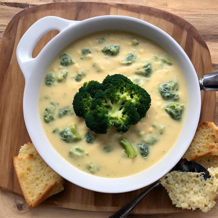 Easy Broccoli Cheese Soup Recipe