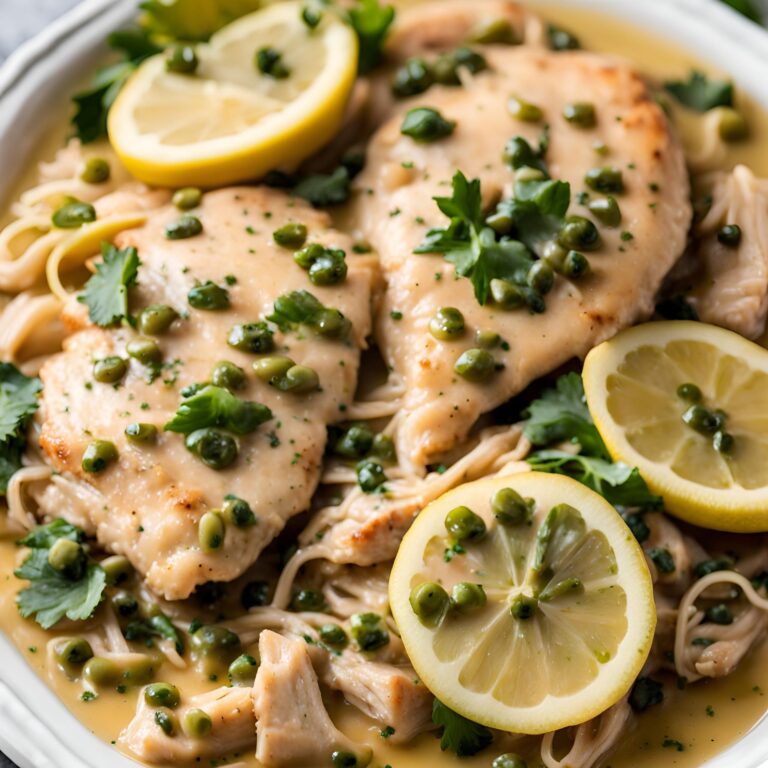 Easy Crockpot Chicken Piccata with Boneless Chicken Breasts Recipe