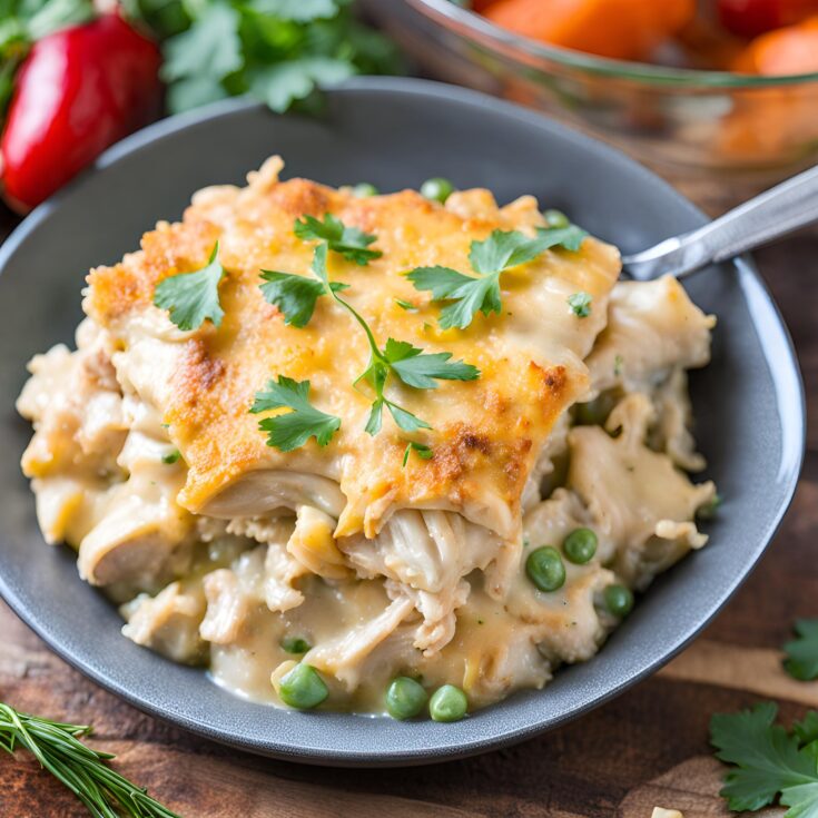 Easy Low Carb Chicken Casserole Recipe