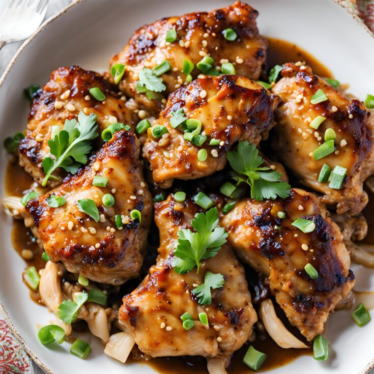 Easy Soy Garlic Chicken Thighs Recipe