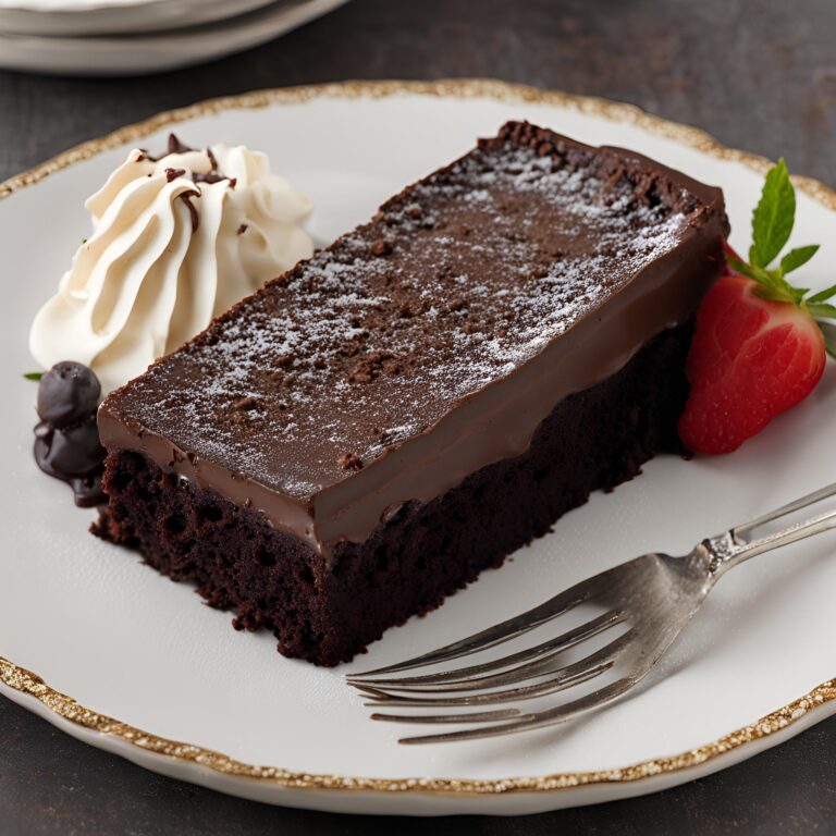 Flourless Chocolate Truffle Cake Recipe