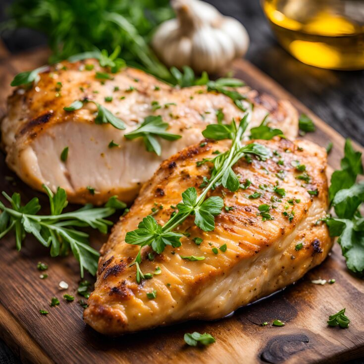 Garlic Boneless Baked Chicken Breast Recipe